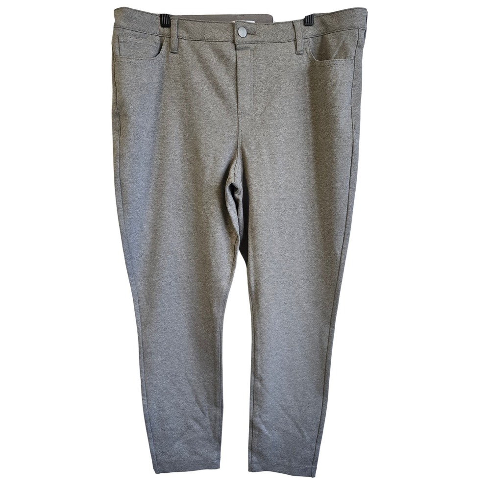 🆕️ NWT - Rickis Womens XL Grey Skinny High Rise Ankle Length Pants